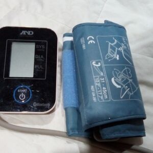 AND Digital Blood Pressure Monitor with Blue Cuff
